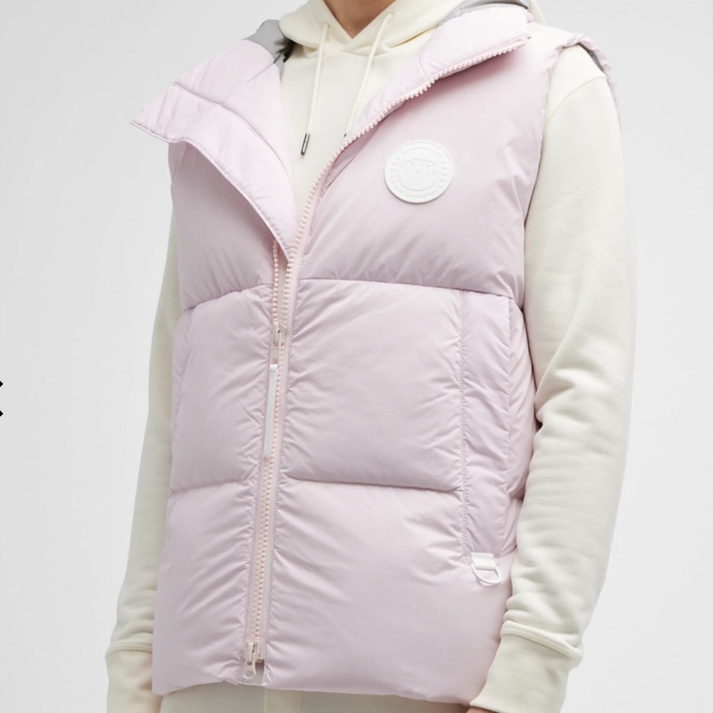 BNWT Canada Goose Everett Down Vest in Sunset Pink
